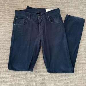 Men’s navy corduroy Rag & Bone pants